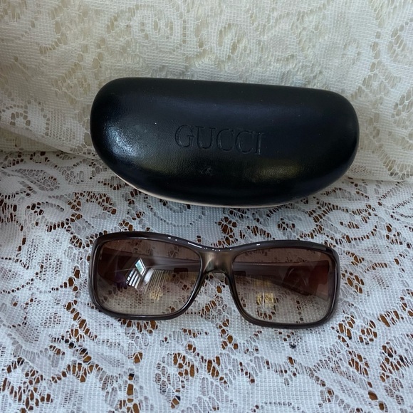 Gucci, Italy, Brown Wrap Sunglasses GG250 N/S NH4 58#25 125 - Picture 4 of 12